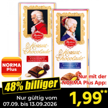 Nur gültig vom 07.09. bis 13.09.2026 und nur mit der NORMA Pluss App 48% billiger: 1,99