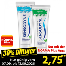 Nur gültig vom 07.09. bis 13.09.2026 und nur mit der NORMA Pluss App 30% billiger: 2,75
