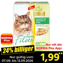 Nur gültig vom 07.09. bis 13.09.2026 und nur mit der NORMA Pluss App 24% billiger: 1,99