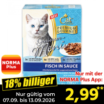 Nur gültig vom 07.09. bis 13.09.2026 und nur mit der NORMA Pluss App 18% billiger: 2,99