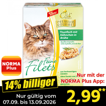 Nur gültig vom 07.09. bis 13.09.2026 und nur mit der NORMA Pluss App 14% billiger: 2,99