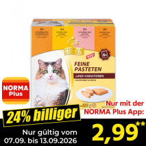 Nur gültig vom 07.09. bis 13.09.2026 und nur mit der NORMA Pluss App 24% billiger: 2,99
