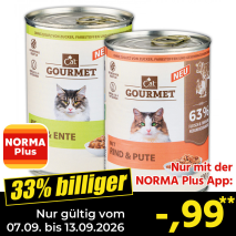 Nur gültig vom 07.09. bis 13.09.2026 und nur mit der NORMA Pluss App 33% billiger: &ndash;,99