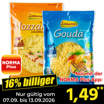 Nur gültig vom 07.09. bis 13.09.2026 und nur mit der NORMA Pluss App 16% billiger: 1,49