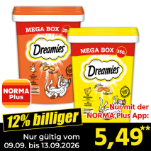 Nur gültig vom 09.09. bis 13.09.2026 und nur mit der NORMA Pluss App 12% billiger: 5,49