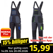 Nur gültig vom 14.09. bis 20.09.2026 und nur mit der NORMA Pluss App 15% billiger: 15,99