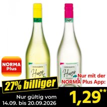 Nur gültig vom 14.09. bis 20.09.2026 und nur mit der NORMA Pluss App 27% billiger: 1,29
