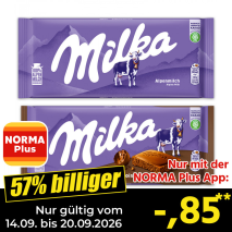 Nur gültig vom 14.09. bis 20.09.2026 und nur mit der NORMA Pluss App 57% billiger: –,85