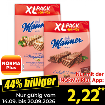 Nur gültig vom 14.09. bis 20.09.2026 und nur mit der NORMA Pluss App 44% billiger: 2,22