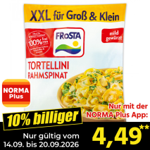 Nur gültig vom 14.09. bis 20.09.2026 und nur mit der NORMA Pluss App 10% billiger: 4,49
