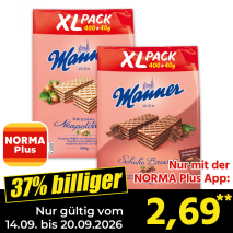 Nur gültig vom 14.09. bis 20.09.2026 und nur mit der NORMA Pluss App 37% billiger: 2,69