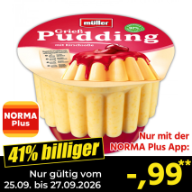 Nur gültig vom 25.09. bis 27.09.2026 und nur mit der NORMA Pluss App 41% billiger: &ndash;,99
