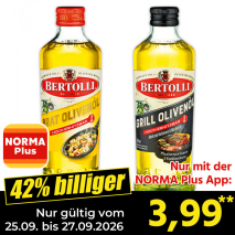 Nur gültig vom 25.09. bis 27.09.2026 und nur mit der NORMA Pluss App 42% billiger: 3,99