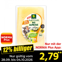 Nur gültig vom 28.09. bis 04.10.2026 und nur mit der NORMA Pluss App 12% billiger: 2,79