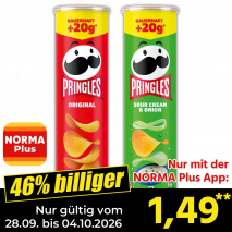 Nur gültig vom 28.09. bis 04.10.2026 und nur mit der NORMA Pluss App 46% billiger: 1,49
