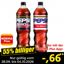 Nur gültig vom 28.09. bis 04.10.2026 und nur mit der NORMA Pluss App 55% billiger: &ndash;,66