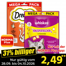 Nur gültig vom 28.09. bis 04.10.2026 und nur mit der NORMA Pluss App 31% billiger: 2,49