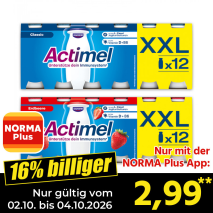 Nur gültig vom 02.10. bis 04.10.2026 und nur mit der NORMA Pluss App 16% billiger: 2,99