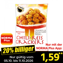 Nur gültig vom 05.10. bis 11.10.2026 und nur mit der NORMA Pluss App 20% billiger: 1,59