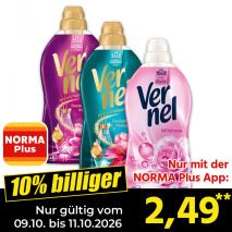 Nur gültig vom 09.10. bis 11.10.2026 und nur mit der NORMA Pluss App 10% billiger: 2,49