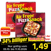 Nur gültig vom 05.10. bis 11.10.2026 und nur mit der NORMA Pluss App 34% billiger: 1,49