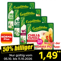Nur gültig vom 05.10. bis 11.10.2026 und nur mit der NORMA Pluss App 50% billiger: 1,49