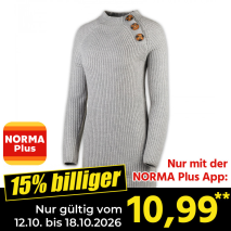 Nur gültig vom 12.10. bis 18.10.2026 und nur mit der NORMA Pluss App 15% billiger: 10,99