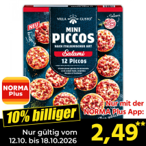 Nur gültig vom 12.10. bis 18.10.2026 und nur mit der NORMA Pluss App 10% billiger: 2,49