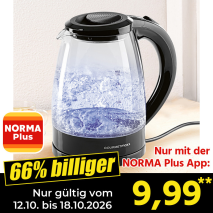 Nur gültig vom 12.10. bis 18.10.2026 und nur mit der NORMA Pluss App 66% billiger: 9,99