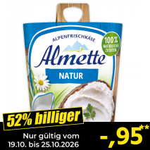 Nur gültig vom 19.10. bis 25.10.2026 und nur mit der NORMA Pluss App 52% billiger: –,95