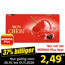 Nur gültig vom 26.10. bis 01.11.2026 und nur mit der NORMA Pluss App 37% billiger: 2,49