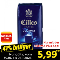 Nur gültig vom 30.10. bis 01.11.2026 und nur mit der NORMA Pluss App 41% billiger: 5,99