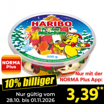 Nur gültig vom 28.10. bis 01.11.2026 und nur mit der NORMA Pluss App 10% billiger: 3,39