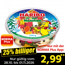Nur gültig vom 28.10. bis 01.11.2026 und nur mit der NORMA Pluss App 25% billiger: 2,99