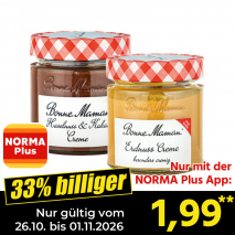 Nur gültig vom 26.10. bis 01.11.2026 und nur mit der NORMA Pluss App 33% billiger: 1,99