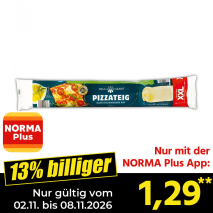 Nur gültig vom 01.11. bis 08.11.2026 und nur mit der NORMA Pluss App 13% billiger: 1,29