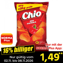 Nur gültig vom 01.11. bis 08.11.2026 und nur mit der NORMA Pluss App 16% billiger: 1,49