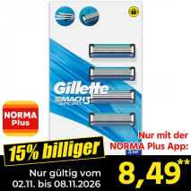 Nur gültig vom 01.11. bis 08.11.2026 und nur mit der NORMA Pluss App 15% billiger: 8,49