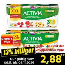 Nur gültig vom 05.11. bis 08.11.2026 und nur mit der NORMA Pluss App 13% billiger: 2,88