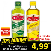 Nur gültig vom 05.11. bis 08.11.2026 und nur mit der NORMA Pluss App 37% billiger: 4,99
