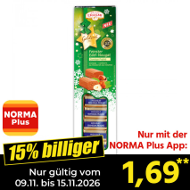 Nur gültig vom 09.11. bis 15.11.2026 und nur mit der NORMA Pluss App 15% billiger: 1,69
