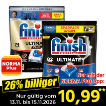 Nur gültig vom 13.11. bis 15.11.2026 und nur mit der NORMA Pluss App 26% billiger: 10,99