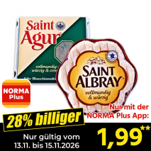 Nur gültig vom 13.11. bis 15.11.2026 und nur mit der NORMA Pluss App 28% billiger: 1,99