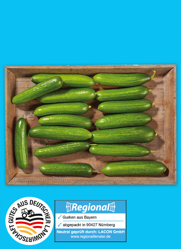 Produktbild »Bayerische Mini Gurken«