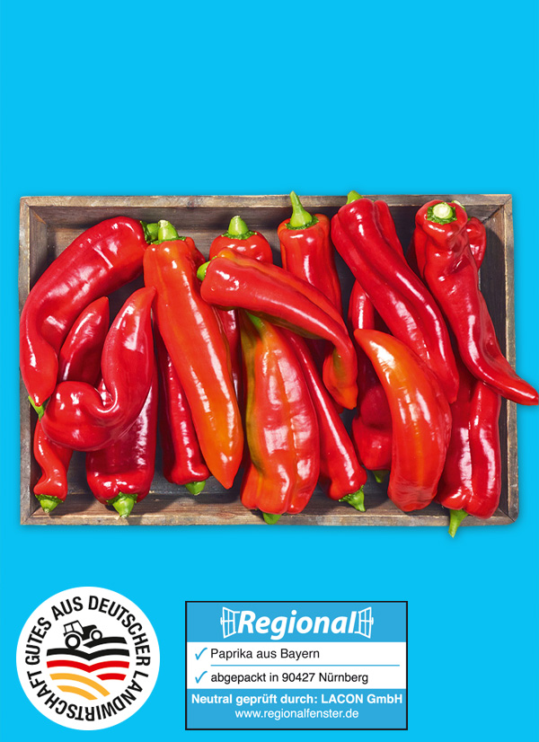 Produktbild »Bayerische Spitzpaprika«