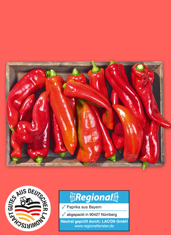 Produktbild »Fränkische Spitzpaprika«