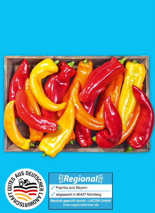 Produktbild »Bayerische Spitzpaprika«