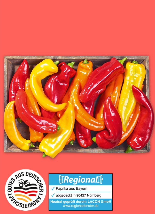 Produktbild »Fränkische Spitzpaprika«