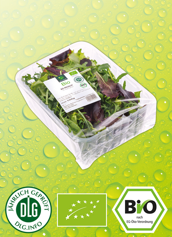 Produktbild »Bio-Salate sortiert«