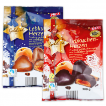 Produktbild »Gefüllte Lebkuchen Herzen«